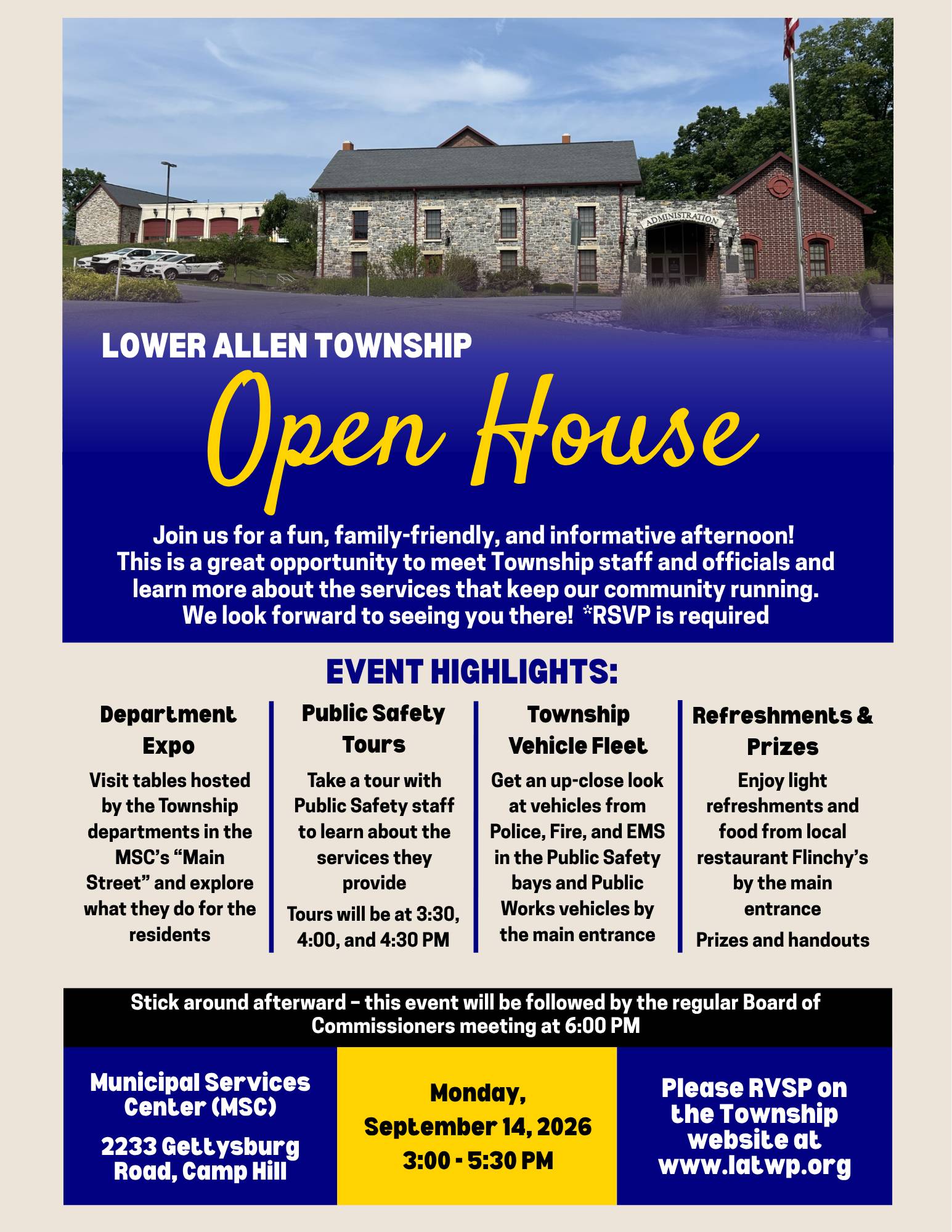 LATWP Open House Flyer
